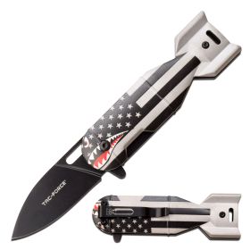 Torpedo Art Knife in American Flag
