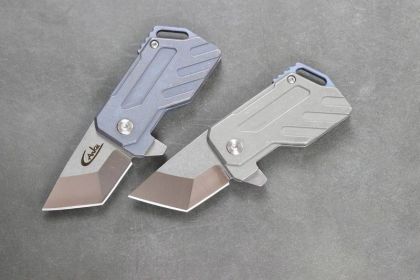 Titanium Mini Pocket Knife Tank