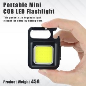 1pc LED Keychain Light - Rechargable