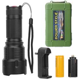 LED Rechargeable Flashlight Zoomable
