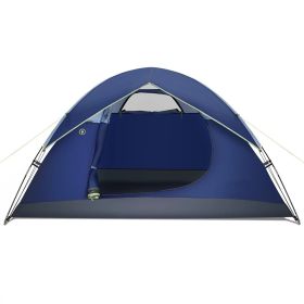 4-Person Dome Tent; Rain Fly & Carrying Bag