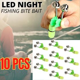 10x LED Night Fishing Bait Bite Alarm