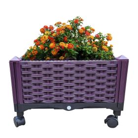 Plastic Rolling Raised Garden Bed