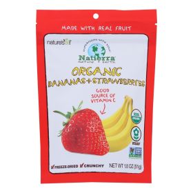Organic Freeze Dried Bananas - Strawberries Pack of 12
