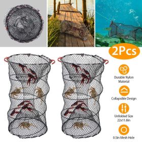 2Pcs Crab Trap Bait Nets