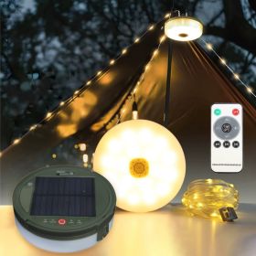 32.8 ft Waterproof Retractable Strip Light Solar