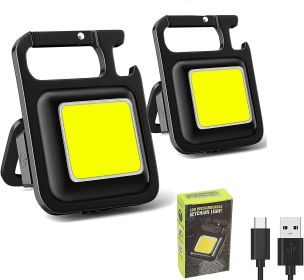 Cob Keychain Work Light 800 Lumens, Rechargeable