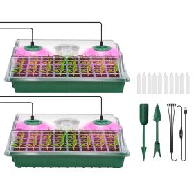 40 Cells Seed Starter Tray Plant Grow Light