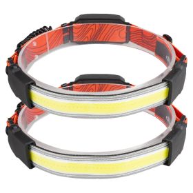 2 - Rechargeable Headlamp 3 Light Modes
