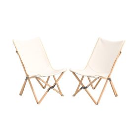 Set of 2 Bamboo Dorm Chair