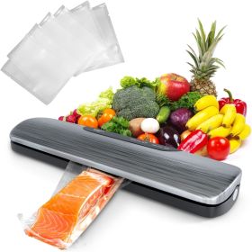 Gray Automatic Food Vacuum Sealer