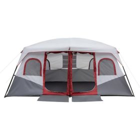 10 Person Family Cabin Tent, 2 Room Huge