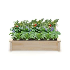 Fir Wood Wooden Square Planter Box