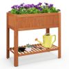 Outdoor Raised Garden Bed Fir Wood