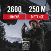 Rechargeable Plus 2600 Lumen Handheld LED Flashlight