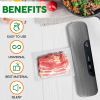 Gray Automatic Food Vacuum Sealer