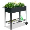 Elevated Planter Box on Wheels