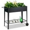 Elevated Planter Box on Wheels