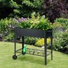 Elevated Planter Box on Wheels