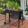 Elevated Planter Box on Wheels