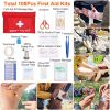 125Pcs Survival Kits Emergency Survival Gear