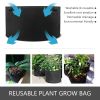 VEVOR 12-Pack 100 Gallon Plant Grow Bag