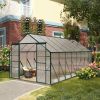 16' x 8' Walk-in Aluminum Greenhouse Polycarbonate Kit