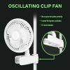 HealSmart 6-Inch Grow Tent Poles Clip Fan/ White