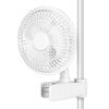 HealSmart 6-Inch Grow Tent Poles Clip Fan/ White