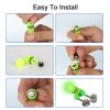 10PCS Fish Rod Bell Plastic Fishing Bells
