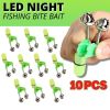 10PCS Fish Rod Bell Plastic Fishing Bells
