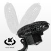 HealSmart 6-Inch Grow Tent Poles Clip Fan