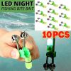 10PCS Fish Rod Bell Plastic Fishing Bells