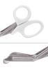 White Trauma Shears 7 1/4"