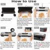 Food Vacuum Sealer Machine with 2 Rolls