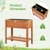 Outdoor Raised Garden Bed Fir Wood