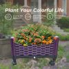 Plastic Rolling Raised Garden Bed