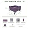 Plastic Rolling Raised Garden Bed