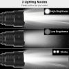 LED Rechargeable Flashlight Zoomable
