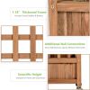 50 Inch Wood Planter Box with Trellis