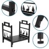 Wrought Iron Firewood Holder