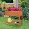 Outdoor Raised Garden Bed Fir Wood
