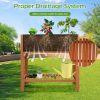 Outdoor Raised Garden Bed Fir Wood