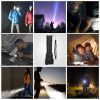 LED Rechargeable Flashlight Zoomable