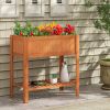 Outdoor Raised Garden Bed Fir Wood