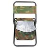 Fishing Chair With Backrest Built-In Cooler Bag