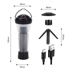 Camping Lantern (Color: 1 Set Black)
