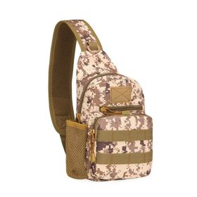 Military Tactical Shoulder Bag (material: Nylon, Color: Desert Digital)