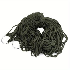 1pc Garden Nylon Hammock Hanging Swing Mesh Net (Color: Black, size: PJL-499)