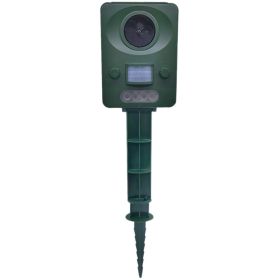 1pc Ultrasonic Animal Repeller Solar Powered (Quantity: 1)